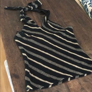 Cotton knitted halter top from Ralph Lauren